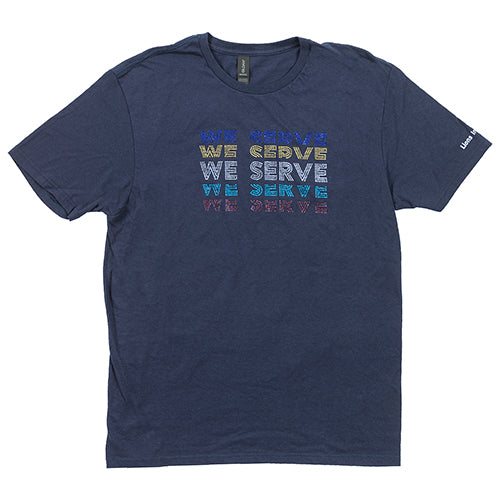 WE SERVE BLING T-SHIRT