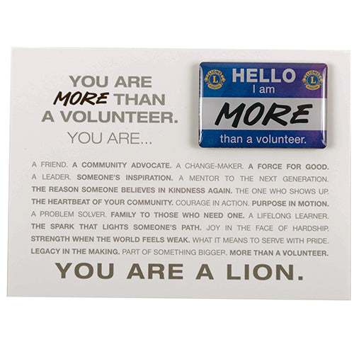 HELLO PIN WITH CARD - 10/PACK