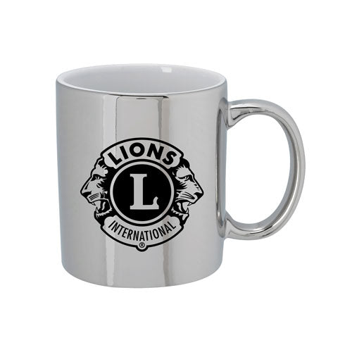 SILVER IRIDESCENT MUG