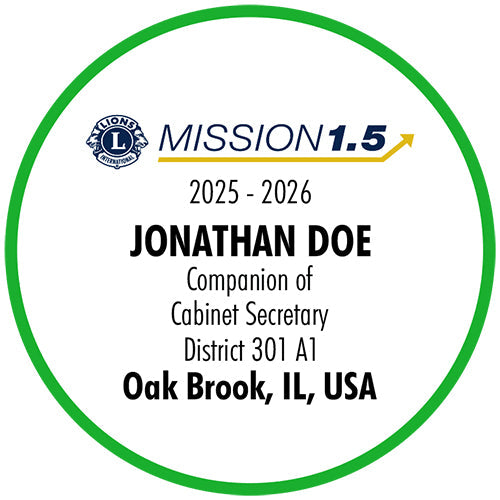 DISTRICT OFFICER COMPANION BADGE - MISSION TO GROW