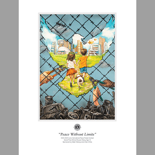 PEACE POSTER WINNER PRINT