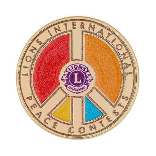 PEACE CONTESTS LOCAL WINNER PIN