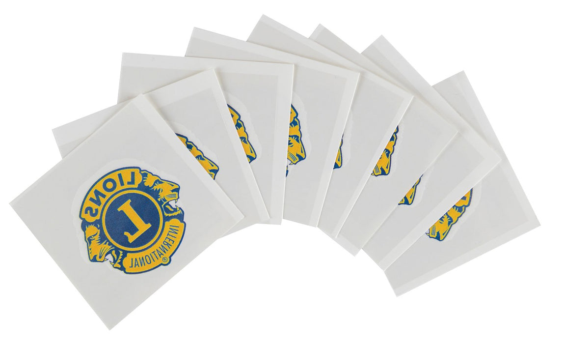 EMBLEM TEMPORARY TATTOO 10/PACK